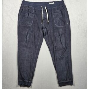 Outerknown Sweatpants Mens XXL Navy Blue Terry Cloth Organic Cotton Joggers